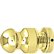 Mini Bulb Style Shower Door Knobs